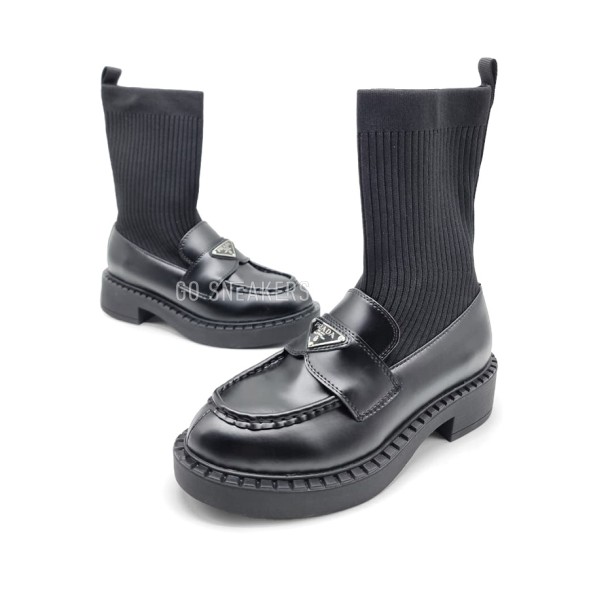 Женские лоферы Prada Evolution Black