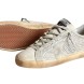 Женские кеды Golden Goose Superstar in Aged White Nubuk with Swarovski Crystals