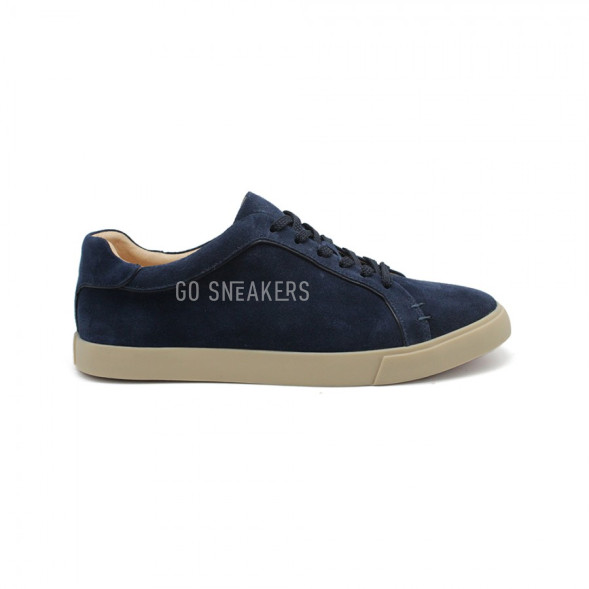 Мужские кроссовки Loro Piana Freetime Walk Sneakers Navy Suede