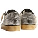 Женские кеды Golden Goose Superstar LTD with Swarovski Crystals and Black Leather Star