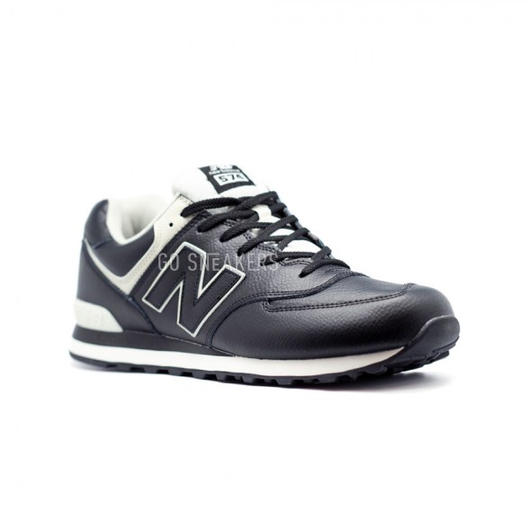 Мужские кроссовки New Balance 574 XXL Leather Black