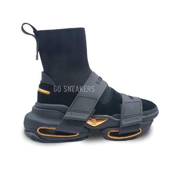 Женские кроссовки Balmain B-Bold Strap High Black