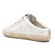 Женские сабо Golden Goose Superstar Sabot with Platinum Glitter Star and Suede Tongue