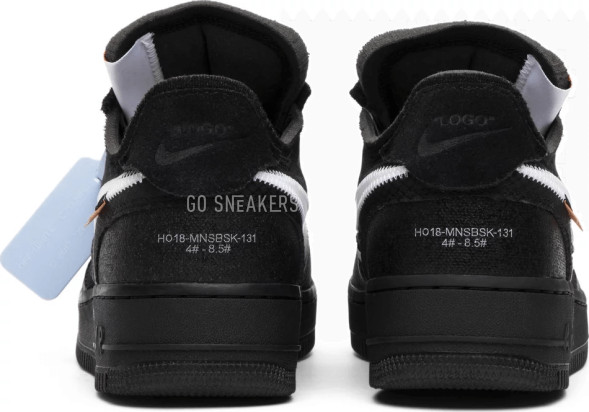 Унисекс кроссовки Nike Off-White x Air Force 1 Low &amp;#039;Black&amp;#039;
