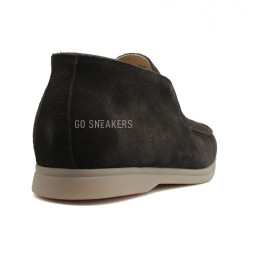 Loro Piana Open Walk Chocolate Suede