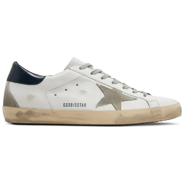 Женские кеды Golden Goose Superstar White Night Blue