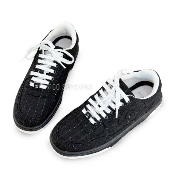 Женские кроссовки Chanel Cloth Black