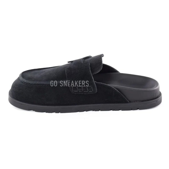 Унисекс тапочки Hermes Slippers Black