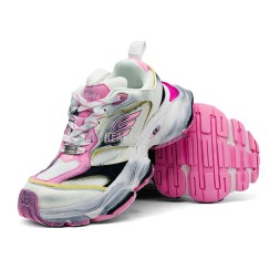 Balenciaga Cargo Sneaker Worn-Out - Pink