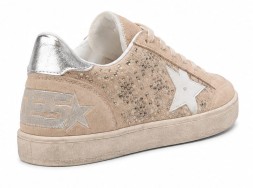 Golden Goose Super-Star Suede Beige Crystal
